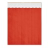 Bracelet Éco-responsable Personnalisable TYVEK® - Idéal pour Événements Matières : polyéthylène (PE) Couleurs : rouge personnali