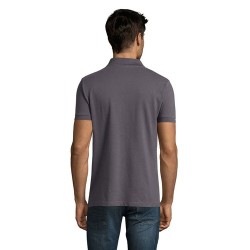 Polo Homme Personnalisable 180g Éco-responsable 100% Coton - PERFECT MEN Matières : coton Taille textile : L Couleurs : gris fon