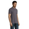 Polo Homme Personnalisable 180g Éco-responsable 100% Coton - PERFECT MEN Matières : coton Taille textile : L Couleurs : gris fon