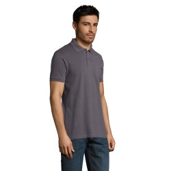 Polo Homme Personnalisable 180g Éco-responsable 100% Coton - PERFECT MEN Matières : coton Taille textile : XXL Couleurs : gris f