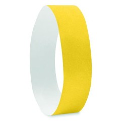 Bracelet Éco-responsable Personnalisable TYVEK® - Idéal pour Événements Matières : polyéthylène (PE) Couleurs : jaune goodies en