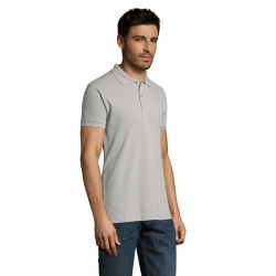 Polo Homme Personnalisable 180g Éco-responsable 100% Coton - PERFECT MEN Matières : coton Taille textile : XL Couleurs : gris pu