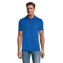 Polo Homme Personnalisable 180g Éco-responsable 100% Coton - PERFECT MEN Matières : coton Taille textile : XL Couleurs : bleu ro