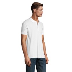Polo Homme Personnalisable 180g Éco-responsable 100% Coton - PERFECT MEN Matières : coton Taille textile : L Couleurs : blanc pe