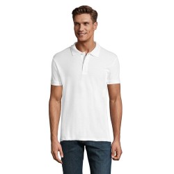Polo Homme Personnalisable 180g Éco-responsable 100% Coton - PERFECT MEN Matières : coton Taille textile : S Couleurs : blanc ob