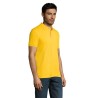 Polo Homme Personnalisable 180g Éco-responsable 100% Coton - PERFECT MEN Matières : coton Taille textile : L Couleurs : jaune ma