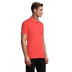 Polo Homme Personnalisable 180g Éco-responsable 100% Coton - PERFECT MEN Matières : coton Taille textile : 3XL Couleurs : rouge 