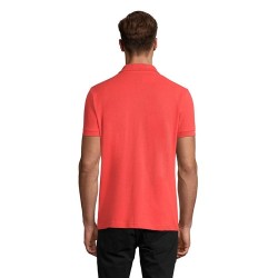 Polo Homme Personnalisable 180g Éco-responsable 100% Coton - PERFECT MEN Matières : coton Taille textile : M Couleurs : rouge hi