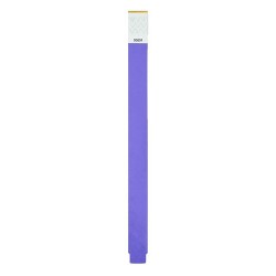 Bracelet Éco-responsable Personnalisable TYVEK® - Idéal pour Événements Matières : polyéthylène (PE) Couleurs : violet objet pro