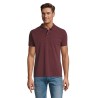 Polo Homme Personnalisable 180g Éco-responsable 100% Coton - PERFECT MEN Matières : coton Taille textile : XXL Couleurs : lie de