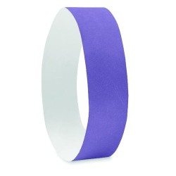 Bracelet Éco-responsable Personnalisable TYVEK® - Idéal pour Événements Matières : polyéthylène (PE) Couleurs : violet goodies p