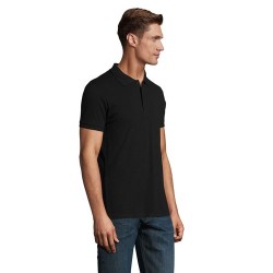 Polo Homme Personnalisable 180g Éco-responsable 100% Coton - PERFECT MEN Matières : coton Taille textile : 5XL Couleurs : noir c