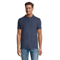 Polo Homme Personnalisable 180g Éco-responsable 100% Coton - PERFECT MEN Matières : coton Taille textile : 3XL Couleurs : bleu d