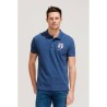 Polo Homme Personnalisable 180g Éco-responsable 100% Coton - PERFECT MEN Matières : coton Taille textile : S Couleurs : bleu den