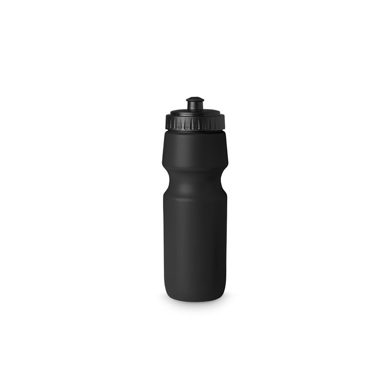 Gourde de sport personnalisée 700 ml - SPOT SEVEN Matières : polyéthylène (PE) Couleurs : noir goodies publicitaire événementiel