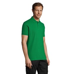 Polo Homme Personnalisable 180g Éco-responsable 100% Coton - PERFECT MEN Matières : coton Taille textile : 3XL Couleurs : vert p
