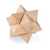 Casse-tête en Bois Personnalisé Étoile - Star Brain Teaser Matières : bois Couleurs : bois personnalisable avec votre logo
