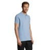 Polo Homme Personnalisable 180g Éco-responsable 100% Coton - PERFECT MEN Matières : coton Taille textile : S Couleurs : bleu cie