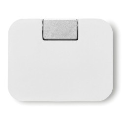 Hub USB 4 Ports Personnalisé SQUARE - Accessoire High-Tech pas cher Matières : ABS Couleurs : blanc goodies publicitaire événeme