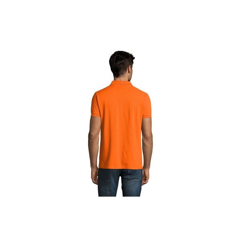 Polo Homme Personnalisable 180g Éco-responsable 100% Coton - PERFECT MEN Matières : coton Taille textile : XL Couleurs : orange 