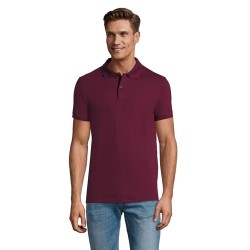 Polo Homme Personnalisable 180g Éco-responsable 100% Coton - PERFECT MEN Matières : coton Taille textile : L Couleurs : bordeaux