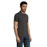 Polo Homme Personnalisable 180g Éco-responsable 100% Coton - PERFECT MEN Matières : coton Taille textile : M Couleurs : anthraci