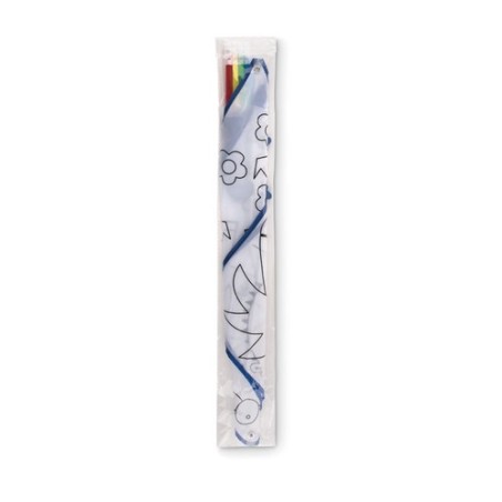 Cerf-volant Personnalisable Éco-responsable pour Enfants TARIFA Matières : PET Couleurs : bleu personnalisable avec votre logo