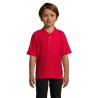 Polo Enfant 170g Éco-responsable Personnalisé - Summer II Kids Matières : coton Taille textile : XXL Couleurs : rouge objet prom