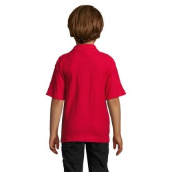 Polo Enfant 170g Éco-responsable Personnalisé - Summer II Kids Matières : coton Taille textile : L Couleurs : rouge cadeau affai