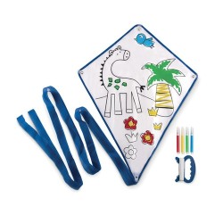 Cerf-volant Personnalisable Éco-responsable pour Enfants TARIFA Matières : PET Couleurs : bleu goodies publicitaire événementiel