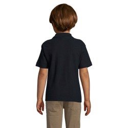 Polo Enfant 170g Éco-responsable Personnalisé - Summer II Kids Matières : coton Taille textile : XXL Couleurs : bleu marine marq