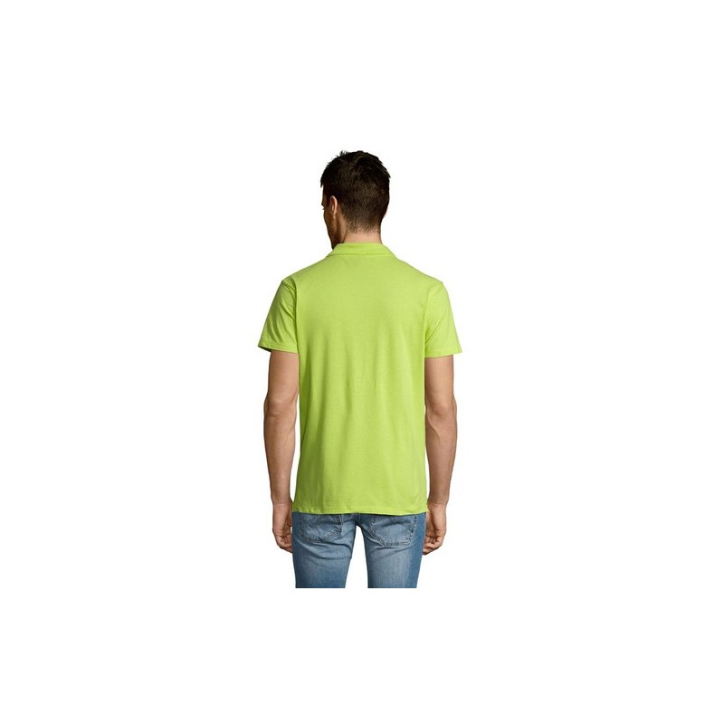 Polo Éco-responsable Personnalisable 170g 100% Coton - Summer II Men Matières : coton Taille textile : L Couleurs : vert pomme i