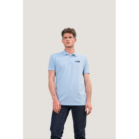 Polo Éco-responsable Personnalisable 170g 100% Coton - Summer II Men Matières : coton Taille textile : L Couleurs : vert pomme m