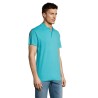 Polo Éco-responsable Personnalisable 170g 100% Coton - Summer II Men Matières : coton Taille textile : L Couleurs : bleu atoll a