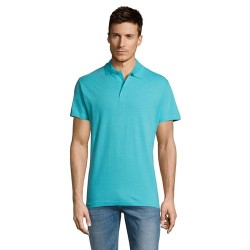 Polo Éco-responsable Personnalisable 170g 100% Coton - Summer II Men Matières : coton Taille textile : XXL Couleurs : bleu atoll