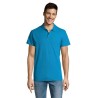 Polo Éco-responsable Personnalisable 170g 100% Coton - Summer II Men Matières : coton Taille textile : M Couleurs : bleu aqua go