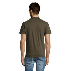 Polo Éco-responsable Personnalisable 170g 100% Coton - Summer II Men Matières : coton Taille textile : L Couleurs : vert armée g