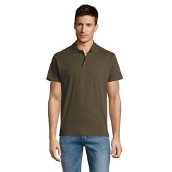 Polo Éco-responsable Personnalisable 170g 100% Coton - Summer II Men Matières : coton Taille textile : XL Couleurs : vert armée 