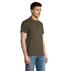 Polo Éco-responsable Personnalisable 170g 100% Coton - Summer II Men Matières : coton Taille textile : XS Couleurs : vert armée 