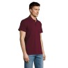 Polo Éco-responsable Personnalisable 170g 100% Coton - Summer II Men Matières : coton Taille textile : S Couleurs : bordeaux mar