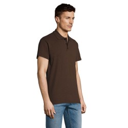 Polo Éco-responsable Personnalisable 170g 100% Coton - Summer II Men Matières : coton Taille textile : XXL Couleurs : chocolat p