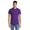 Polo Éco-responsable Personnalisable 170g 100% Coton - Summer II Men Matières : coton Taille textile : XS Couleurs : violet fonc