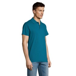Polo Éco-responsable Personnalisable 170g 100% Coton - Summer II Men Matières : coton Taille textile : XL Couleurs : bleu canard