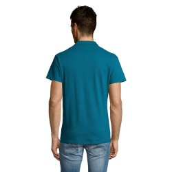 Polo Éco-responsable Personnalisable 170g 100% Coton - Summer II Men Matières : coton Taille textile : XXL Couleurs : bleu canar