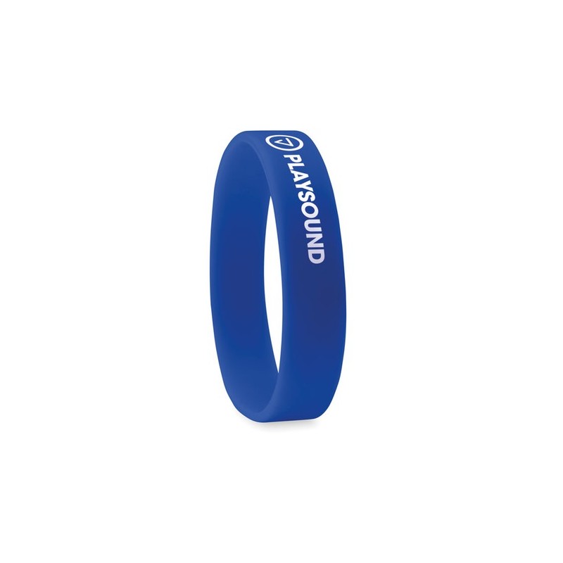 Bracelet en silicone personnalisable publicitaire - EVENT Matières : silicone Couleurs : bleu cadeau collaborateur premium