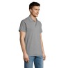 Polo Éco-responsable Personnalisable 170g 100% Coton - Summer II Men Matières : coton Taille textile : M Couleurs : gris chiné c