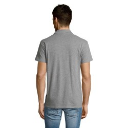 Polo Éco-responsable Personnalisable 170g 100% Coton - Summer II Men Matières : coton Taille textile : S Couleurs : gris chiné c