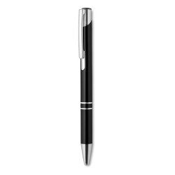 Stylo Bille en Aluminium Personnalisé BERN avec Bouton Poussoir Matières : aluminium Couleurs : noir impression logo haute quali