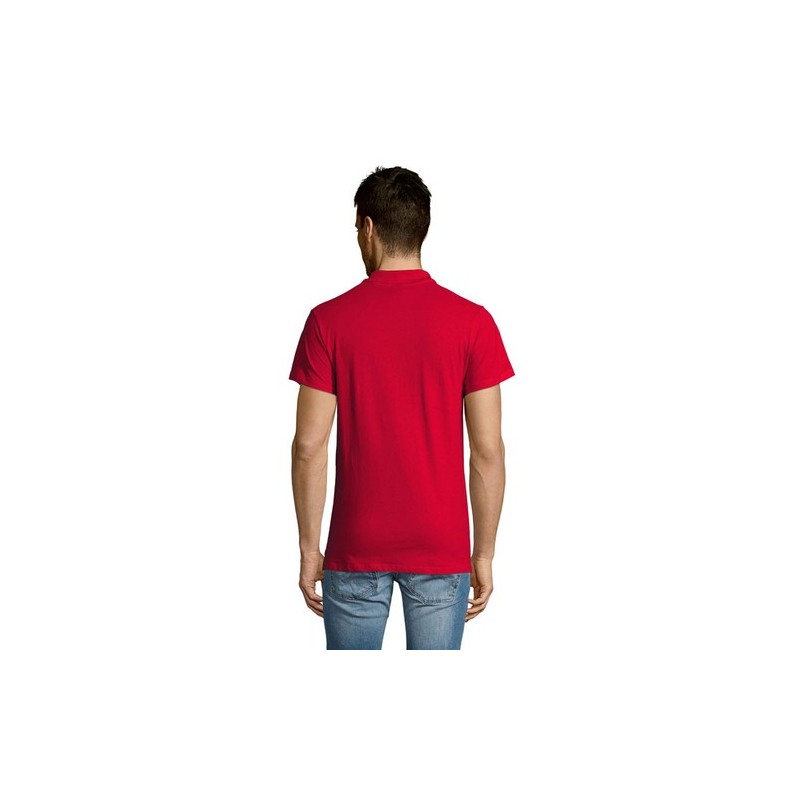 Polo Éco-responsable Personnalisable 170g 100% Coton - Summer II Men Matières : coton Taille textile : S Couleurs : rouge objet 