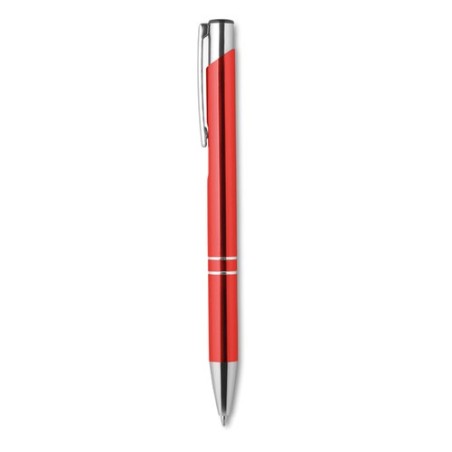 Stylo Bille en Aluminium Personnalisé BERN avec Bouton Poussoir Matières : aluminium Couleurs : rouge cadeau collaborateur premi